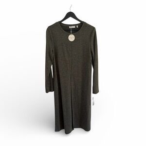 Patrizia Luca Long Sleeve Dress in green